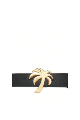 Ceinture en cuir de veau - Noir