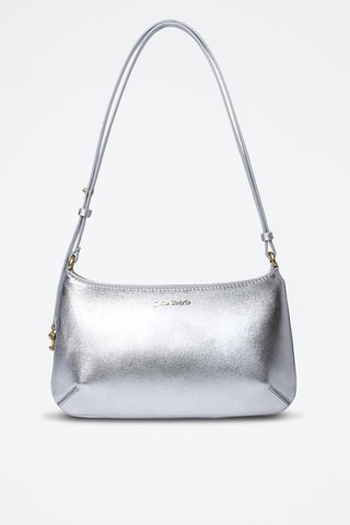 Sac bandoulière en cuir d’ovin - Argenté