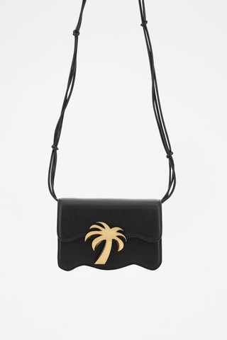 Sac bandoulière en cuir - Noir