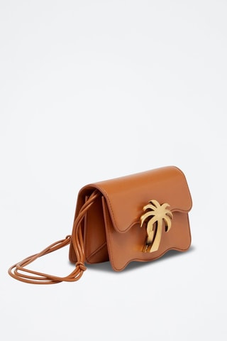 Sac bandoulière en cuir - Marron