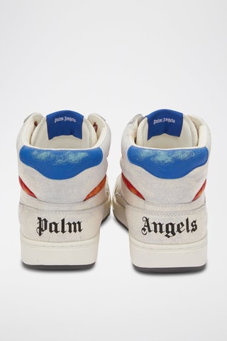 Baskets montantes en cuir - Blanc