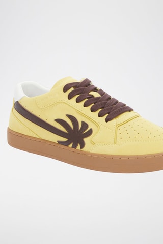 Baskets en cuir - Jaune