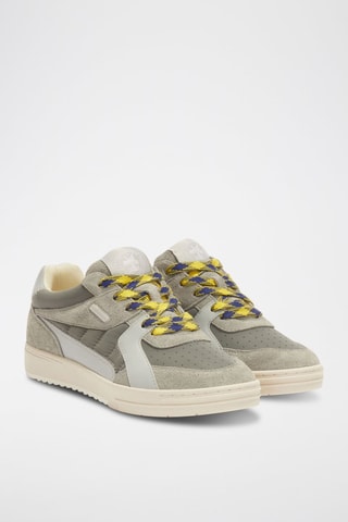 Baskets en cuir - Kaki