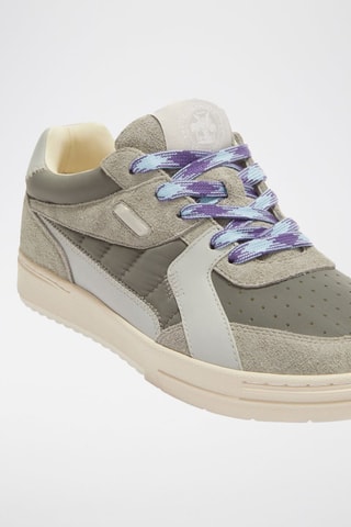 Baskets en cuir - Kaki