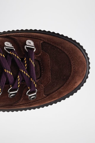 Chaussures de randonnée en nubuck - Marron