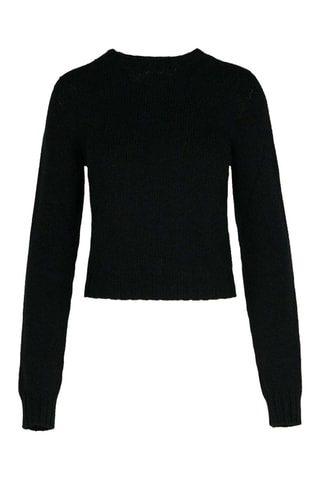 Pull en mérinos et cachemire - Noir