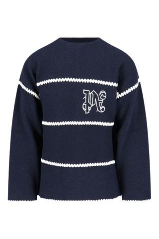 Pull en laine - Bleu marine