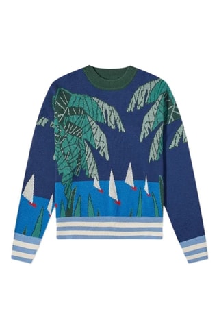 Pull en laine - Bleu marine