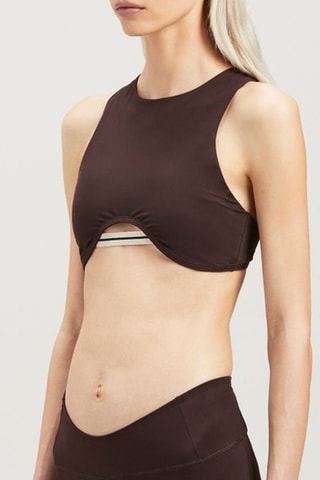 Crop top - Marron