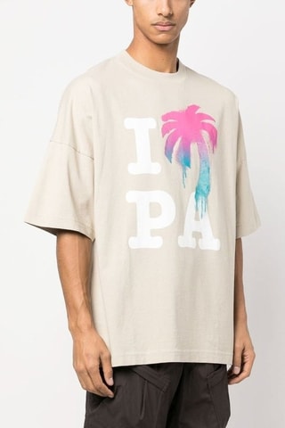 T-shirt loose - Beige