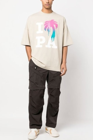 T-shirt loose - Beige