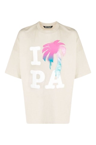 T-shirt loose - Beige