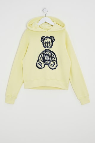 Sweat à capuche - Jaune