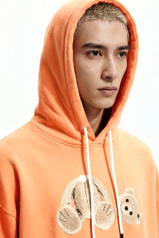 Sweat à capuche - Orange