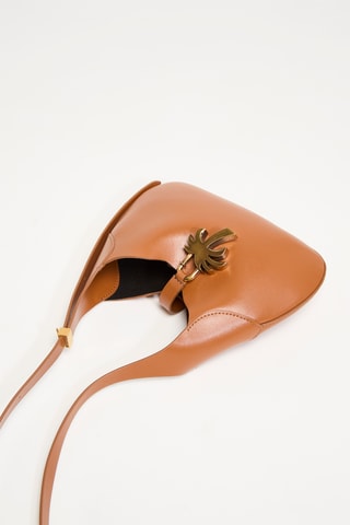 Sac bandoulière en cuir - Marron