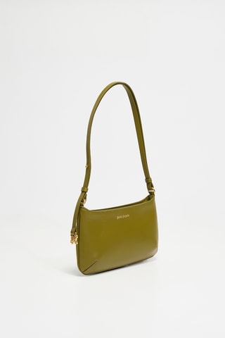 Sac porté épaule en cuir - Kaki