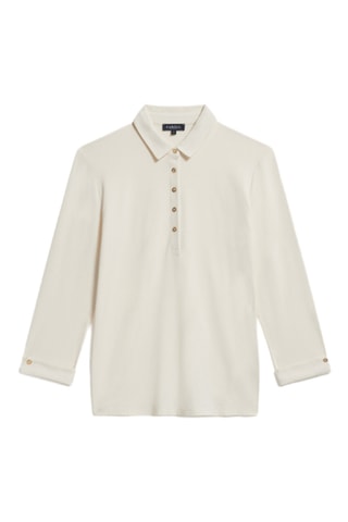 Polo straight Nina - Avorio