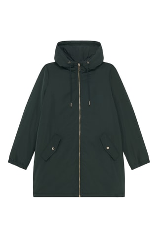 Parka con cappuccio Grenouille - Verde scuro