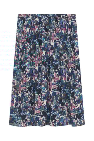 Gonna midi a vita alta Jolina - Kaki e navy