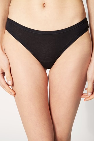 3 bragas brasileñas - Negro