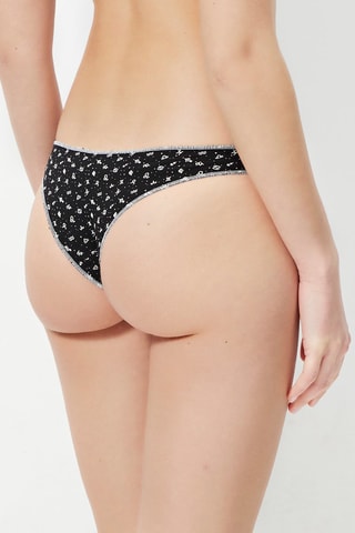 3 bragas brasileñas - 
Negro y blanco