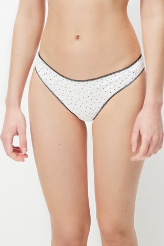 3 bragas brasileñas - 
Negro y blanco