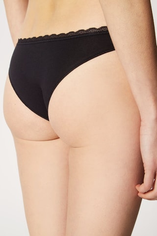 3 bragas brasileñas - Negro