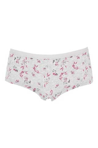 Shorty - Gris jaspeado y rosa