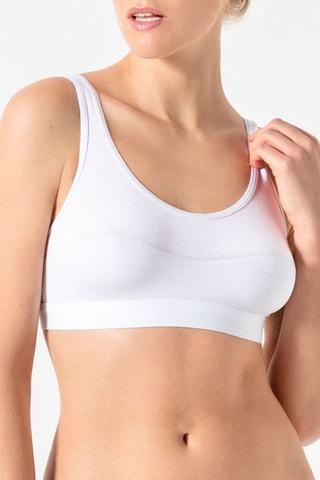 Sujetador deportivo - Blanco