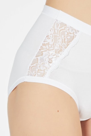 2 bragas maxi de talle alto - Blanco