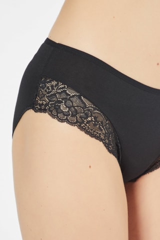 2 bragas midi - Negro