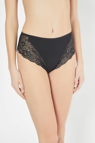 2 bragas midi - Negro