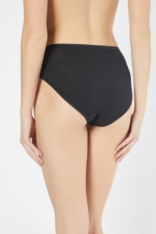 2 bragas midi - Negro