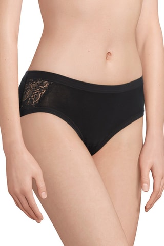 2 bragas midi  -  Negro