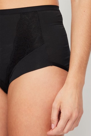 Braga de talle alto - Negro