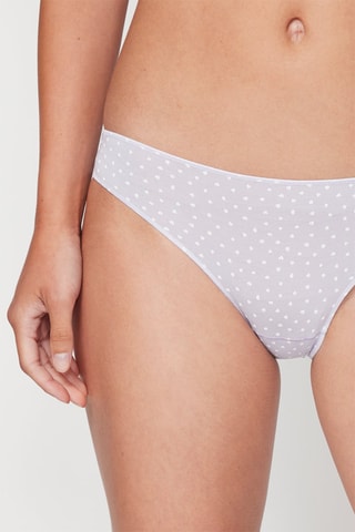 3 bragas - Gris y blanco