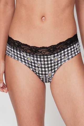 2 bragas - Negro y blanco