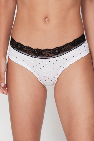 2 bragas - Negro y blanco