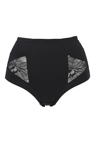 Braga de talle alto - Negro