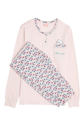 Pijama - Rosa y azul