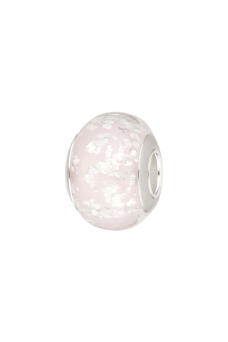 3 contas Prata e vidro de Murano