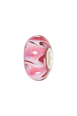 3 contas Prata e vidro de Murano