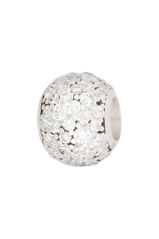 3 contas   Prata e vidro de Murano