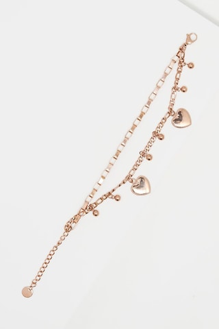 Pulsera - Rosa dorado