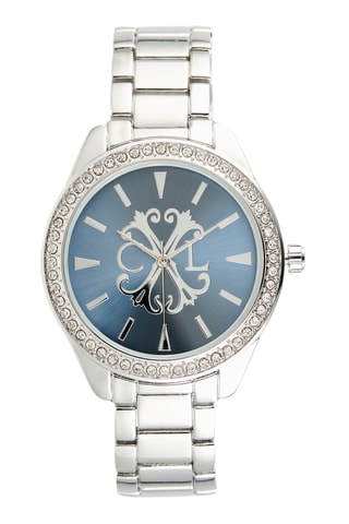 Reloj de cuarzo de metal aleado - Plateado