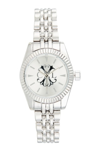 Reloj de cuarzo de metal aleado - Plateado