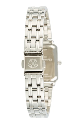 Reloj de cuarzo de metal aleado - Plateado