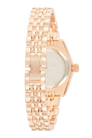 Reloj de cuarzo de metal aleado - Oro rosa