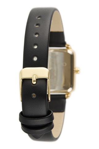 Reloj de cuarzo sintético - Negro y dorado