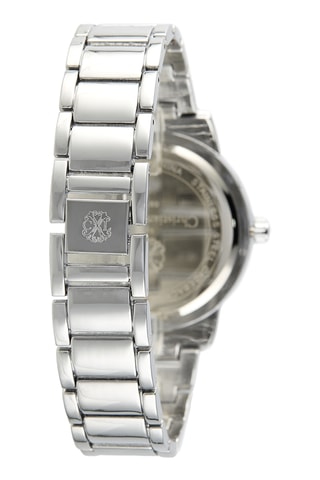 Reloj de cuarzo de metal - Plateado y negro